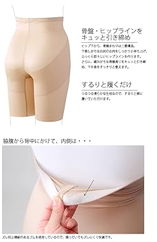 Amazon.co.jp: [ハグフラ] フラ用インナー ロングガードル